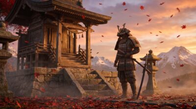 Samurai’s Last Sunset Wallpaper